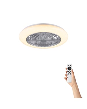 Ventiluxe Plafondventilator donna met verlichting Ø50cm 3 snelheden afstandsbediening -