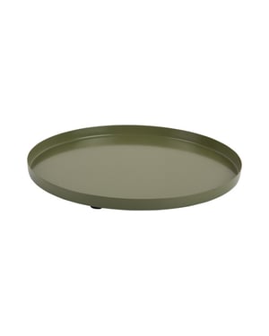 Present Time dienblad servir rond extra small army green