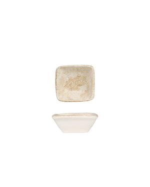 Bonna Serveerschaal nacrous porselein 8x8.5 cm set van 2