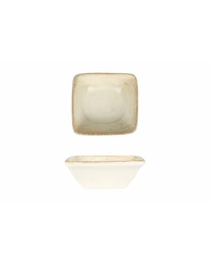 Bonna Serveerschaal patera porselein 8x8.5 cm set van 2