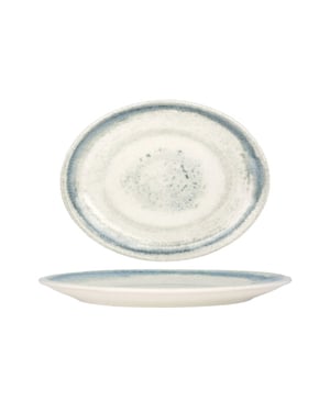 Bonna Serveerschaal rivus line porselein 31x24 cm set van 2