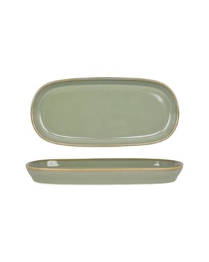 Bonna Serveerschaal sage hygge porselein 21 cm set van 2