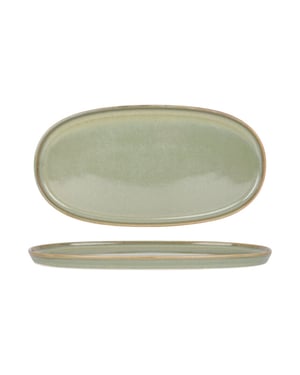 Bonna Serveerschaal sage hygge porselein 30 cm set van 2