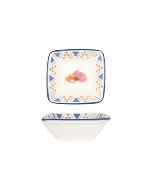 Bonna Serveerschaal spring porselein 8x8.5 cm set van 2