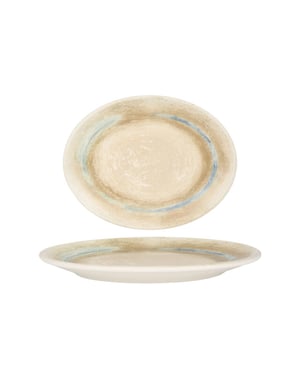 Bonna Serveerschaal tranquil porselein 25 cm set van 2