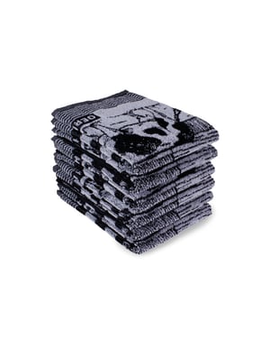 DoubleDry Luxe keukenhanddoeken set 6 stuks 50x50 cm 100% katoen hoge