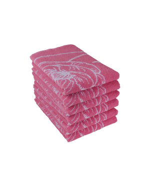 DoubleDry Luxe keukenhanddoeken set 6 stuks 50x50 cm 100% katoen hoge
