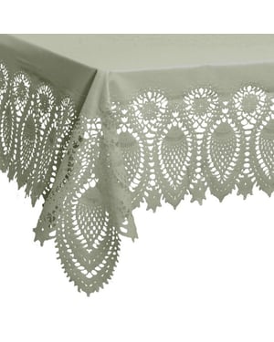 Unique Living tafelkleed amira tea green -137x180cm
