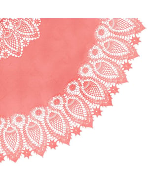 Unique Living tafelkleed amira sugar pink -cm