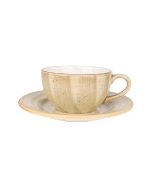 Bonna Koffie kopjes & schotel aura terrain porselein set van 6