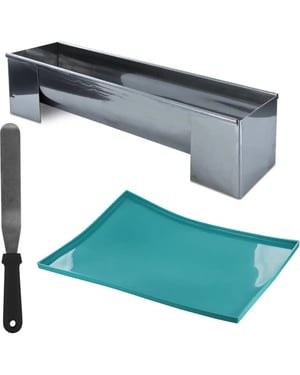 WDMT Complete cakevorm set met spatel en siliconen bakplaat