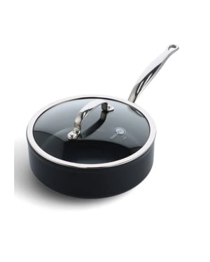 Greenpan Barcelona keramische hapjespan 24 cm met glazen deksel