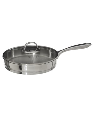 Secret de Gourmet Pfas vrij dubbelwandige rvs hapjespan met deksel 28 cm -