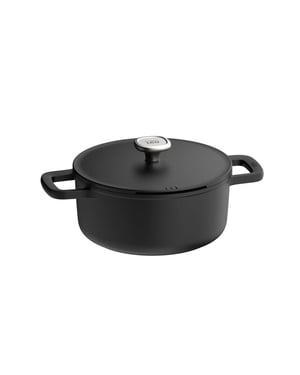 BergHOFF Leo recycled kookpan met deksel phantom -24cm