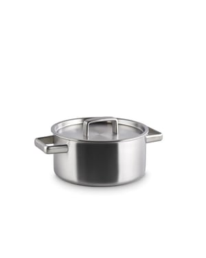 Habonne King kookpan 16 cm rvs met deksel
