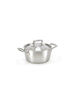 Habonne Queen kookpan 18 cm rvs met deksel