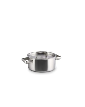 Habonne King kookpan 18 cm rvs met deksel