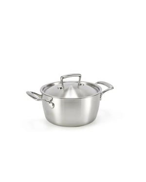 Habonne Queen kookpan 20 cm rvs met deksel