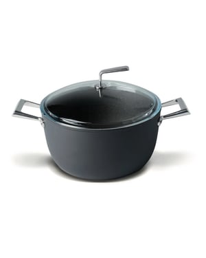 TVS Materia Hoge kookpan met pyrex glasdeksel 28 cm