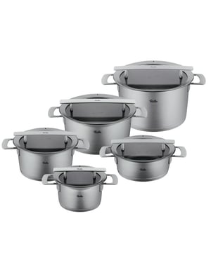 Fissler Phi collection pannenset 4delig + soeppan