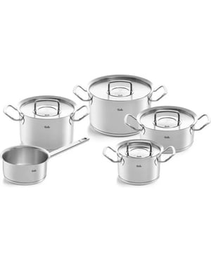 Fissler Original profi collection 5 delig steelpan rvs deksels