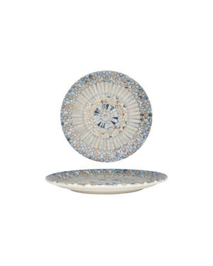 Bonna Dessertbord luca mosaic porselein 19 cm set van 6