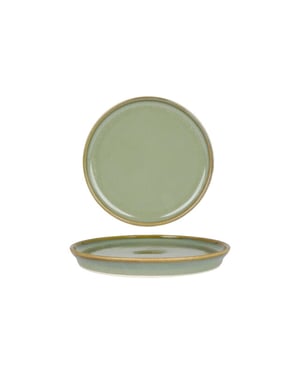 Bonna Dessertbord sage hygge porselein 16 cm set van 6