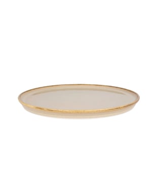 Bonna Dessertbord sand hygge porselein 16 cm set van 6