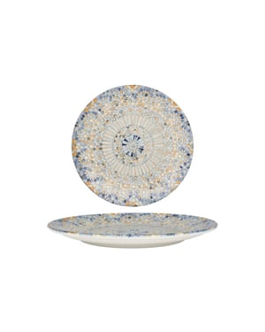 Bonna Dinerbord luca mosaic porselein 27 cm set van 6