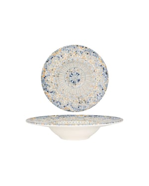 Bonna Pastabord luca mosaic porselein 28 cm (400cc) set van 2