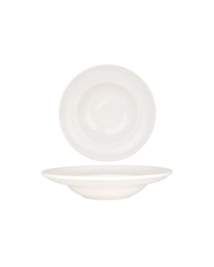 Bonna Pastabord iris porselein 27 cm (450cc) set van 2