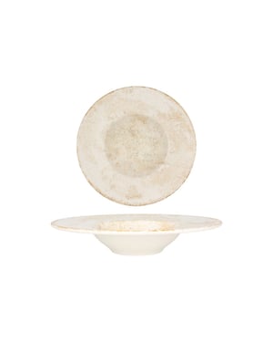 Bonna Pastabord nacrous porselein 28 cm (400cc) set van 2