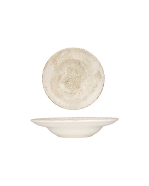 Bonna Pastabord nacrous porselein 24 cm 400 cc set van 2