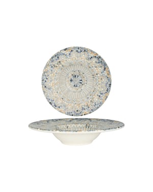 Bonna Pastabord luca mosaic porselein 24 cm (270cc) set van 2
