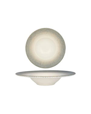 Bonna Pastabord sway porselein 28 cm (400cc) set van 2