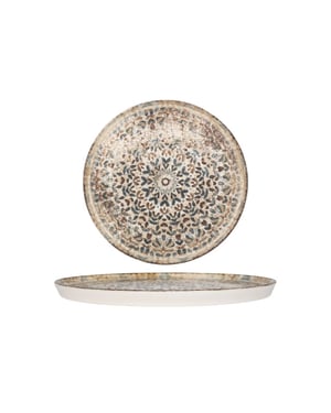 Rinart Dinerbord aztec porselein 28 cm set van 6