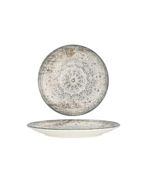 Rinart Dinerbord fade porselein 27 cm set van 6