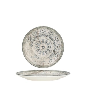 Rinart Dinerbord fade porselein 25 cm set van 6