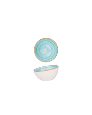 Bonna Kommetje aqua porselein 8 cm (60 cc) set van 6
