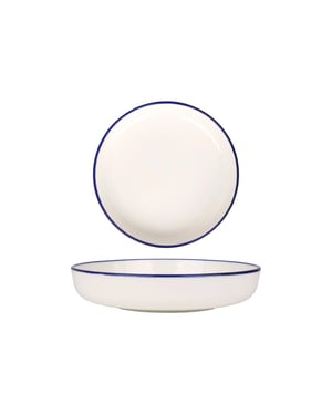 Rinart Kommetje blue edge porselein 19 cm set van 6