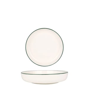 Rinart Kommetje green edge porselein 19 cm set van 6