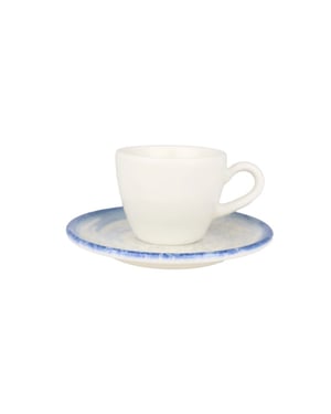 Bonna Espresso kopjes & schotel harena porselein set van 6