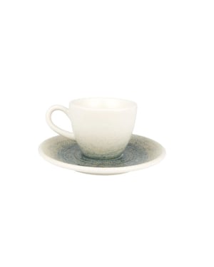 Bonna Espresso kopjes & schotel sway porselein set van 6
