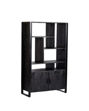 Livingfurn kabinetkast norris 110cm mangohout / gecoat staal