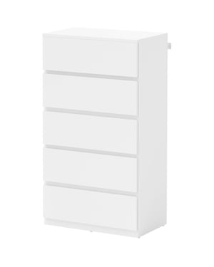 4goodz Ladenkast greeploos met 5 laden 33x55x100 cm hoogglans