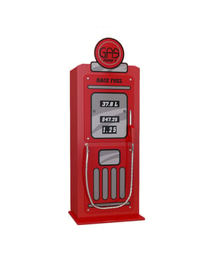 Lucevi carbeds peuter race bed 70 x 140 cm carbeds gas pump kast