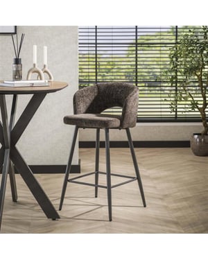 Hoyz barstoel boucle salon tissee cargo set van 2