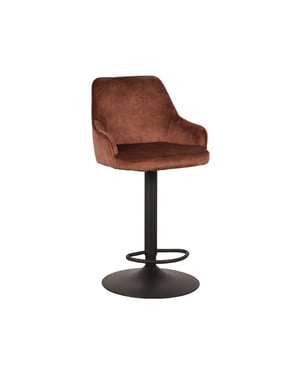 Label51 Barkruk fender rust velours 42 x 40cm