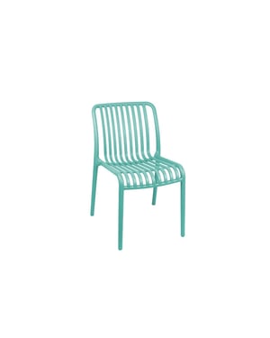 Leitmotiv eetkamerstoel glee turquoise blue