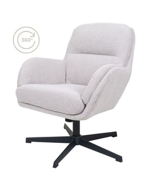 Home67 Fauteuil louise natural